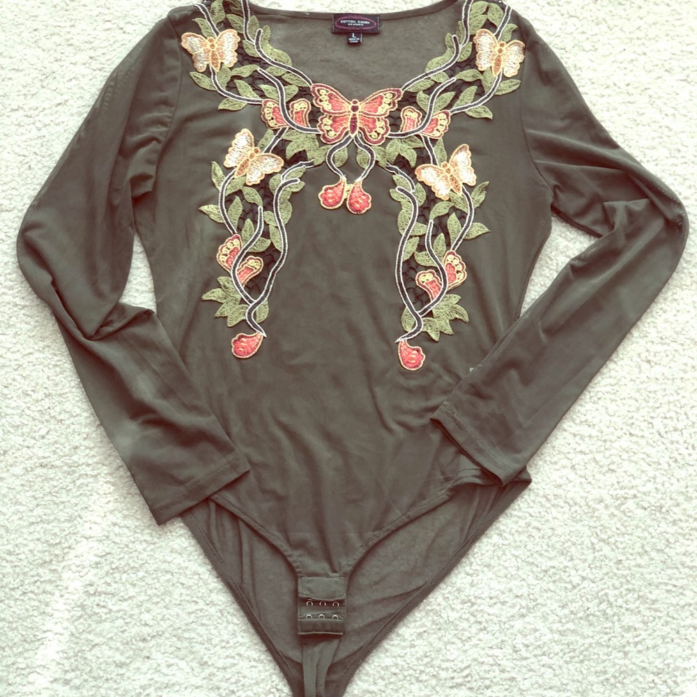 Green leotard